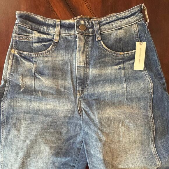 New w/tags Anthropology Pilcro Barrel Leg Kenna Mid Rise Heritage jean size 28 - Picture 6 of 12